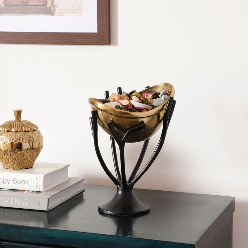 Vine Nest Accent Bowl - Gold media 3