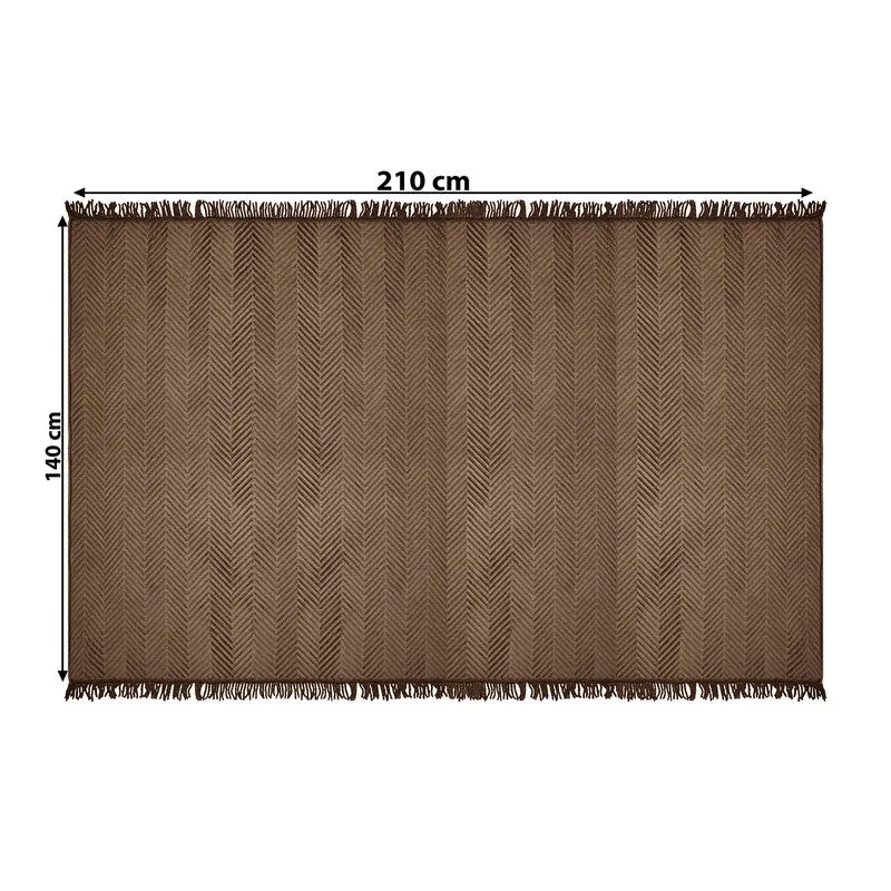 Contour Craft Throw - Brown media 5