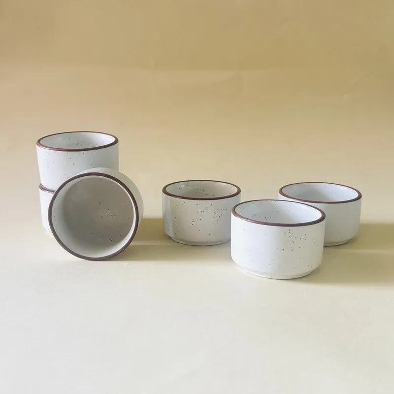 Ceramic Dip Bowls (50 mL Each) - Set of Six media 7