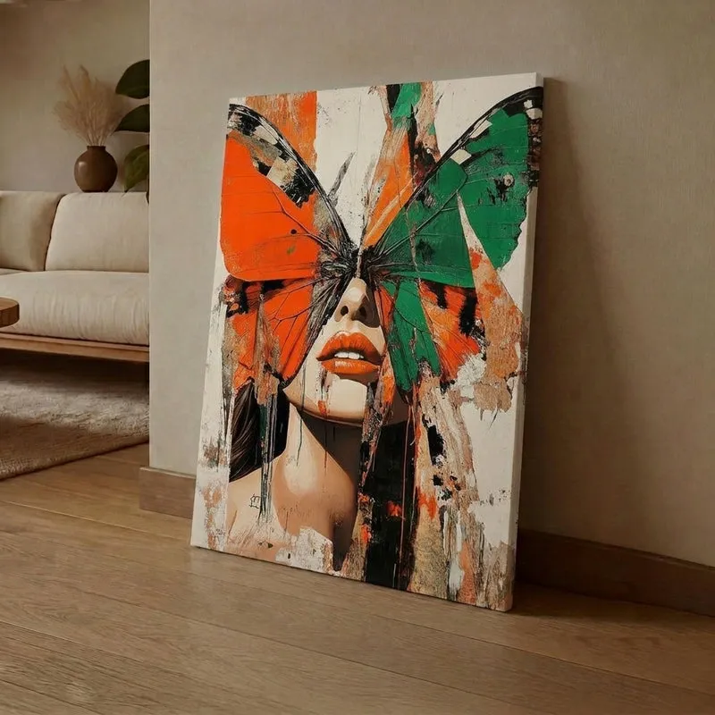 Veil of Wings Canvas Modern Wall Art media 1
