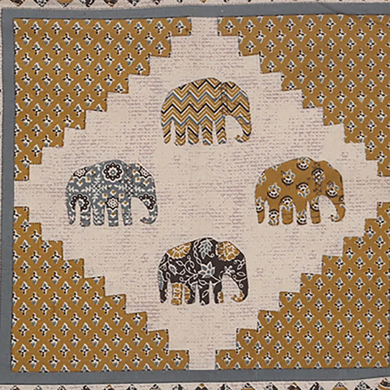 Anaahitha Ethnic Cotton Diwan Set (Brown) - Eight Piece Set media 5