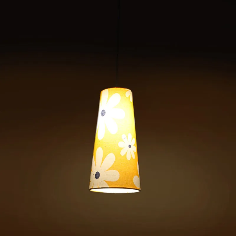 Floral Sunshine Fabric Ceiling Lamp media 7