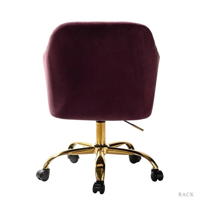 Seaton Metal Office Chair  -  Purple media 6