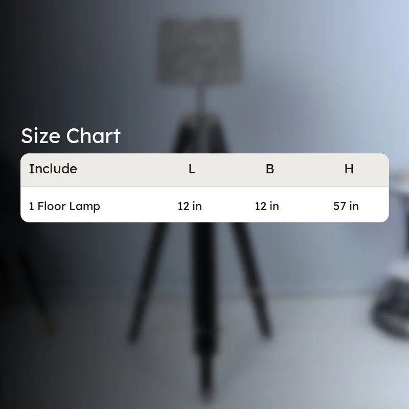 Leopard Hide Printed Tripod Floor Lamp media 5