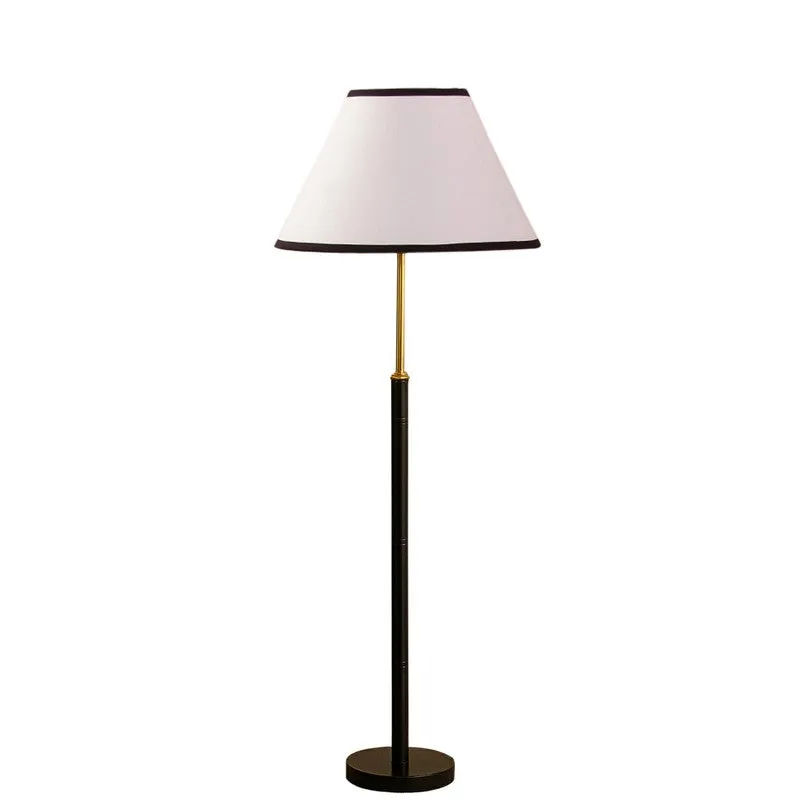 Halo Beam Wooden Floor Lamp - White & Black media 5