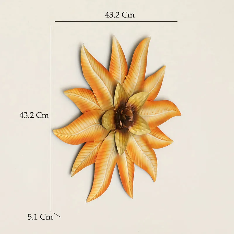 Forge Of Flora Metal Wall Accent - Orange media 5
