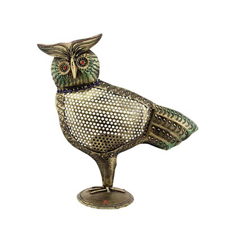 Owl Glare Tea Light Holder media 3