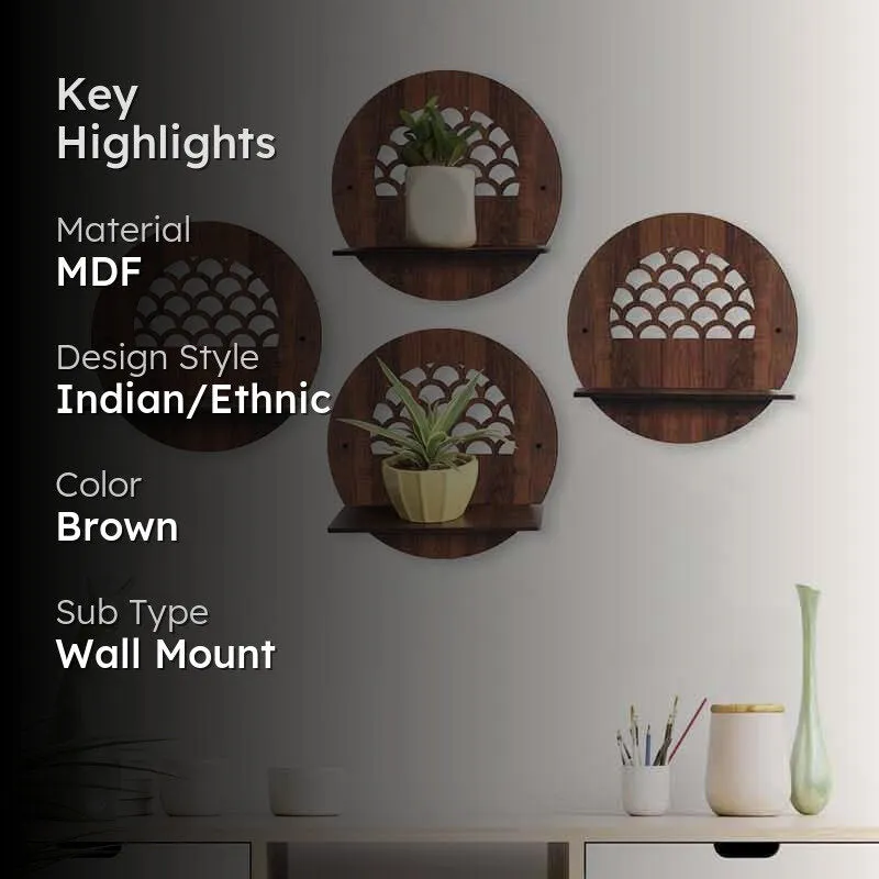 La Gardenia Wall Shelves - Set Of Four media 2