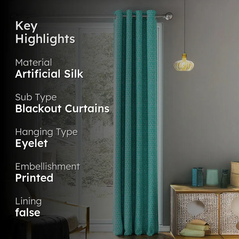 Wyatt Jacquard Blackout Curtain media 2