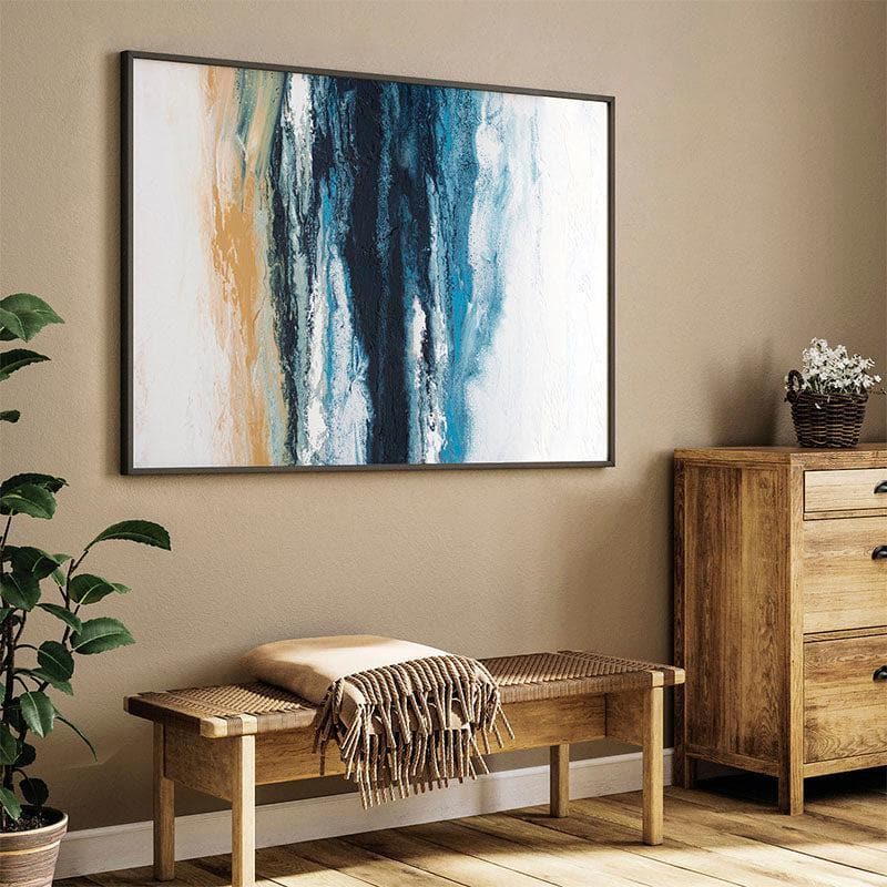 Highland Canvas Wall Painting - Black Frame