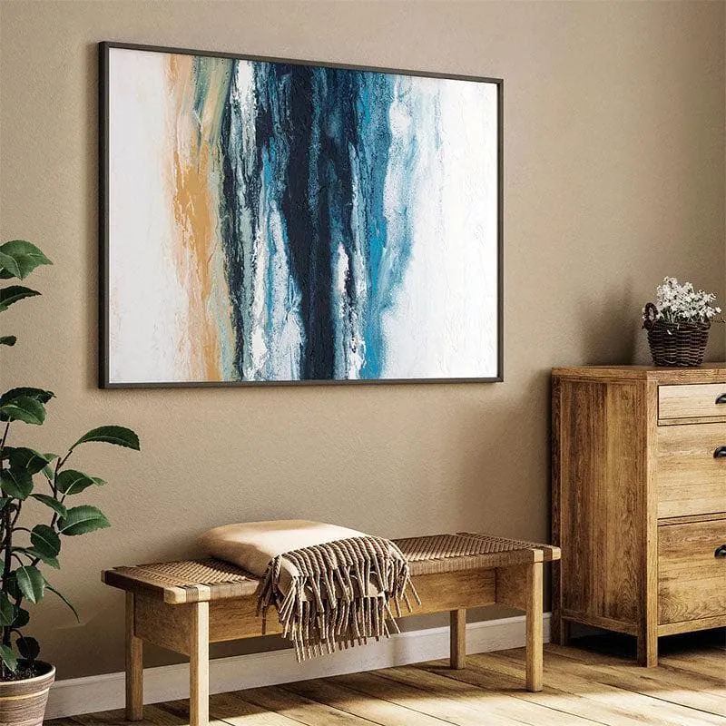 Highland Canvas Wall Painting - Black Frame media 1