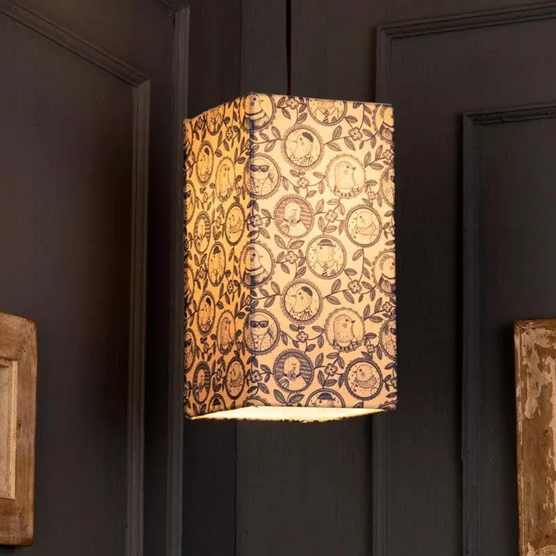 Bird-Bae Fabric Ceiling Lamp media 1
