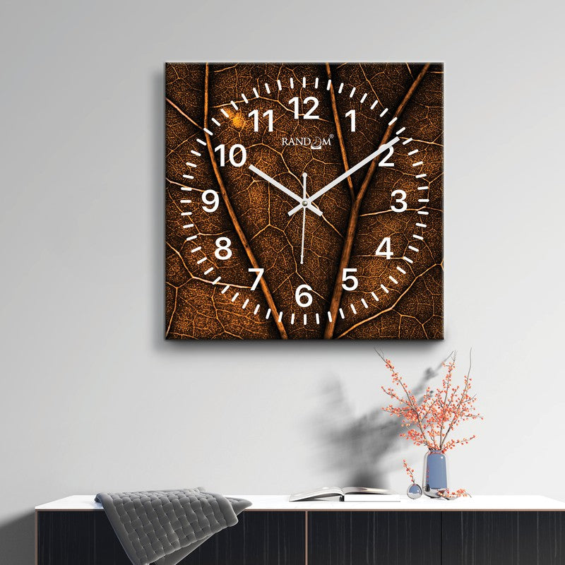 Airox Analog Wall Clock - Brown