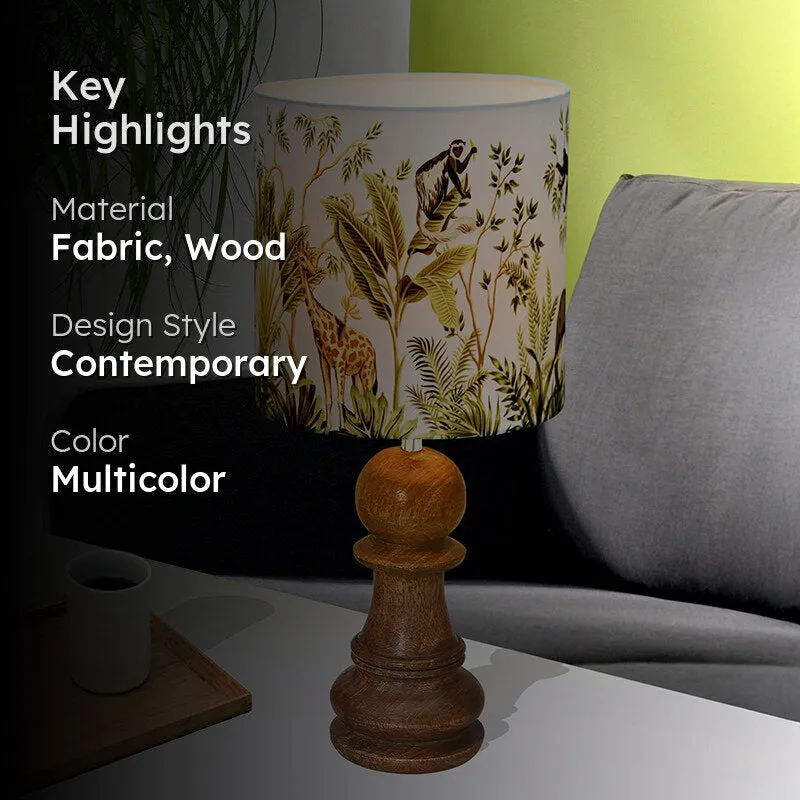 Osprey Curve Fabric Table Lamp - Multicolor media 2