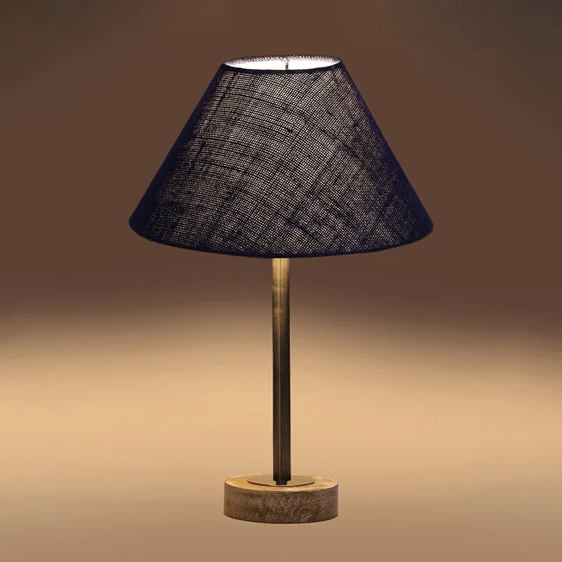 Sienna II Rodin Wooden Table Lamp - Blue,Silver,White media 6