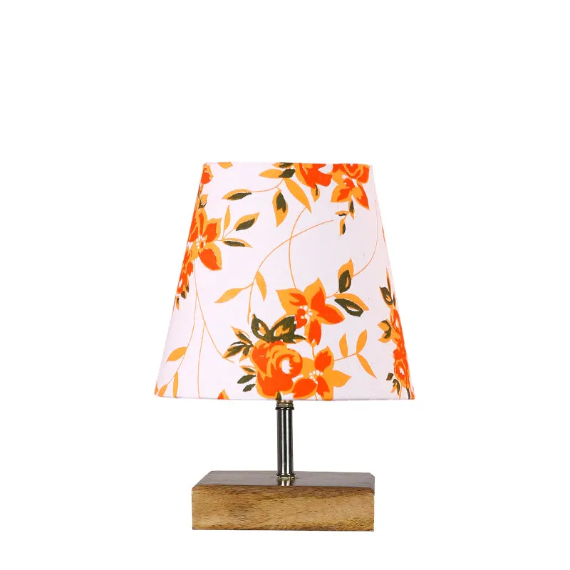 Tryda Ibis Floral Fabric Table Lamp - Multicolor media 4