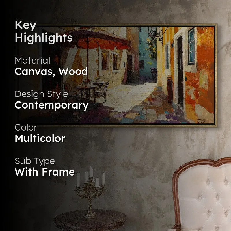 Meridian Canvas Wall Painting With Frame media 2