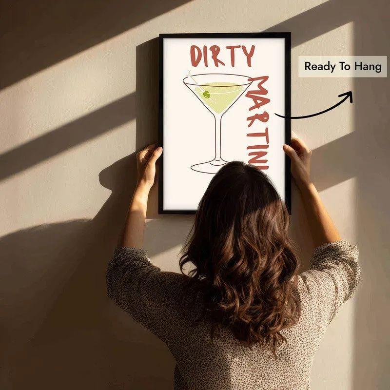 DirtyMartini Archival Canvas Wall Art - Black media 6