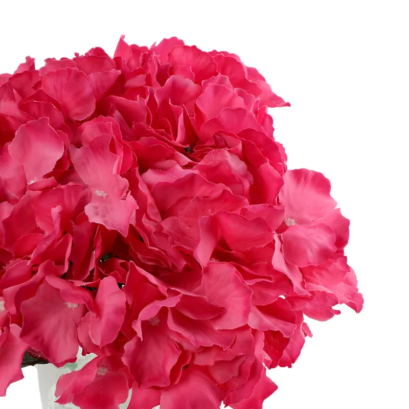 Fiora Artificial Hydrangea (Dark Pink) Set of Two media 3
