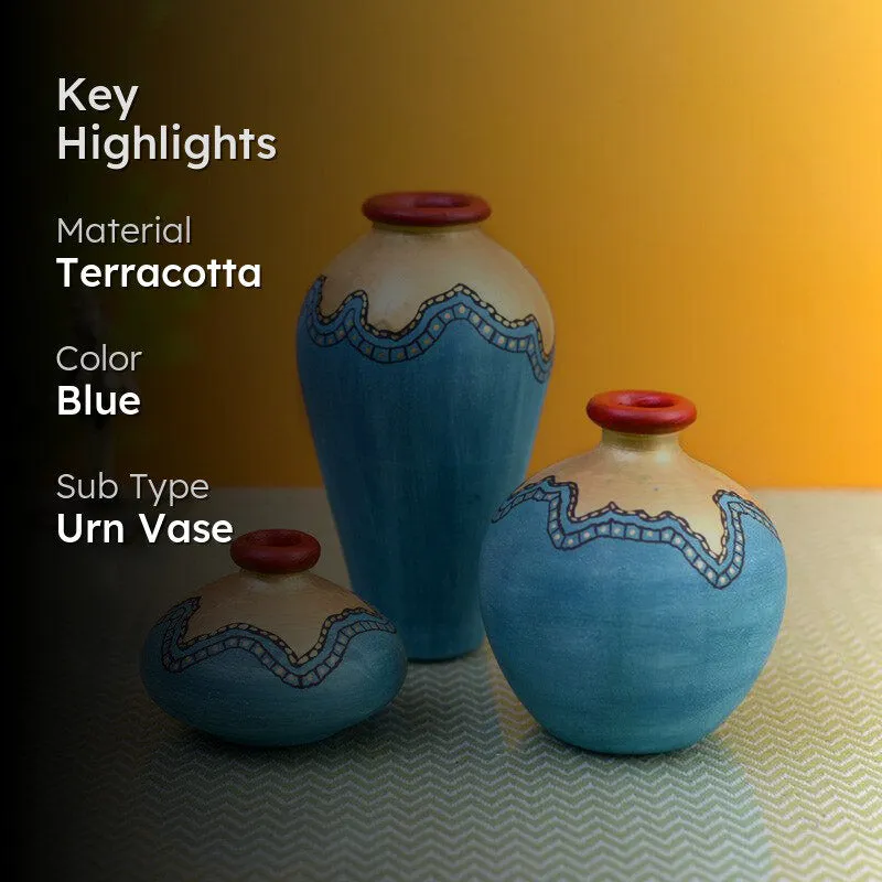 Rianna Terracotta Vase - Three Piece Set media 2
