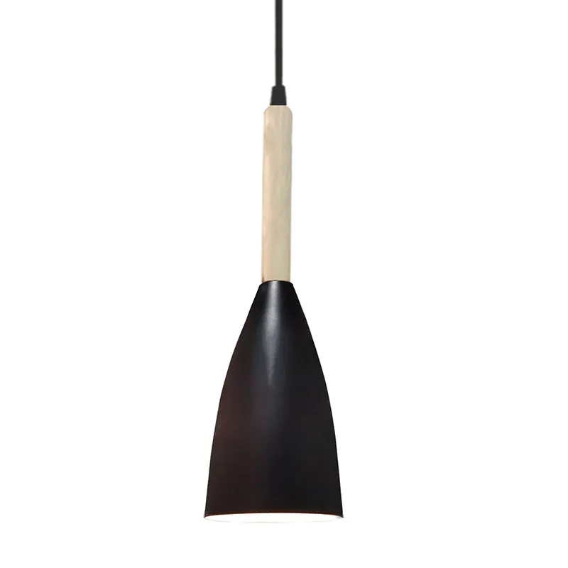 Mistry Metal Cone Ceiling Lamp - Black media 3