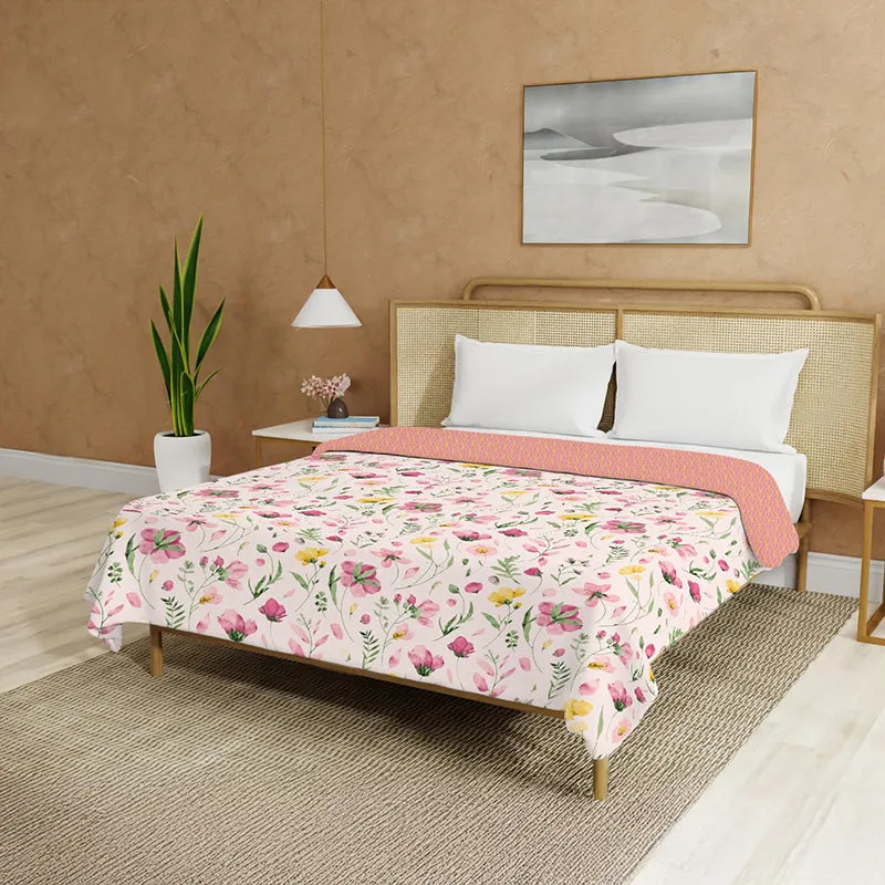 Urban Space Meadows Rose Pink Reversible Dohar media 1