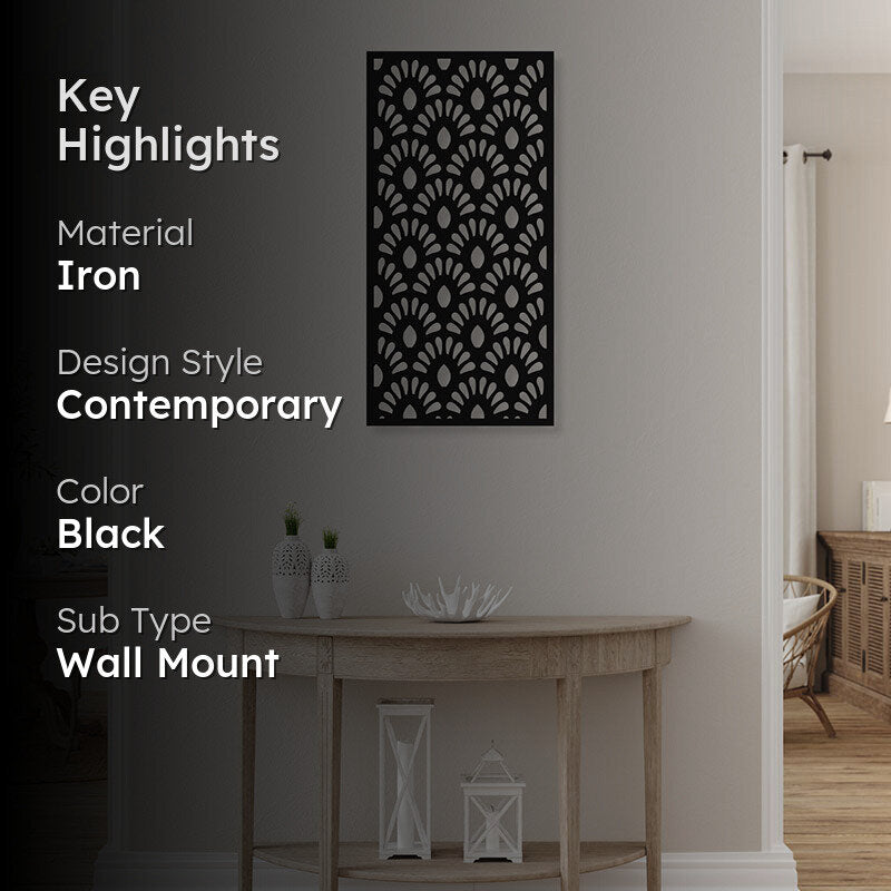 Ethnic Praga Panel Iron Wall Accent media 2