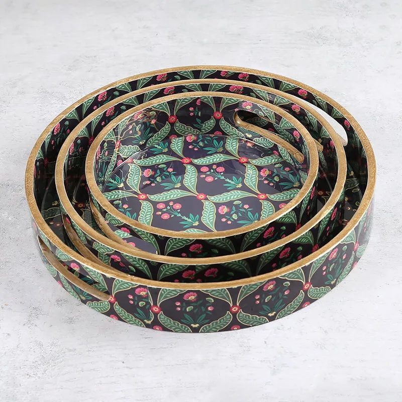 India Circus Anaya Round Serving Tray media 4