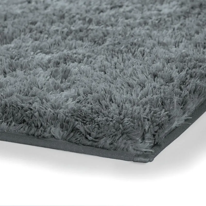 Vegas Luxe Micro Fiber Area Rug - Grey media 6
