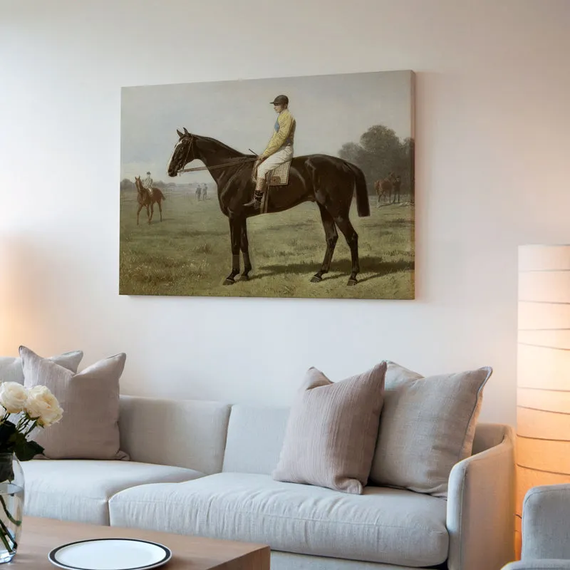 Horse & Rider Wood Wall Art media 4