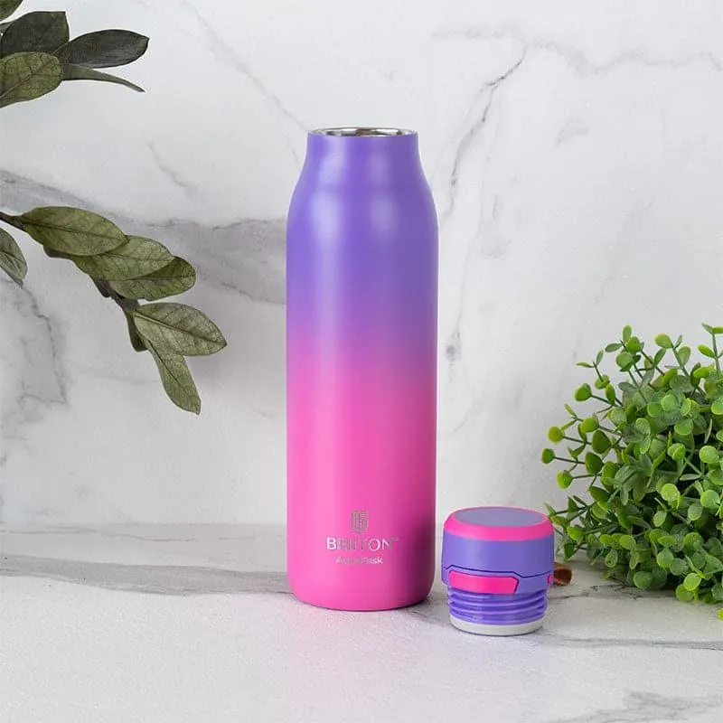 Juno Sip Hot & Cold Thermos Water Bottle (Purple & Pink) - 750 mL media 3