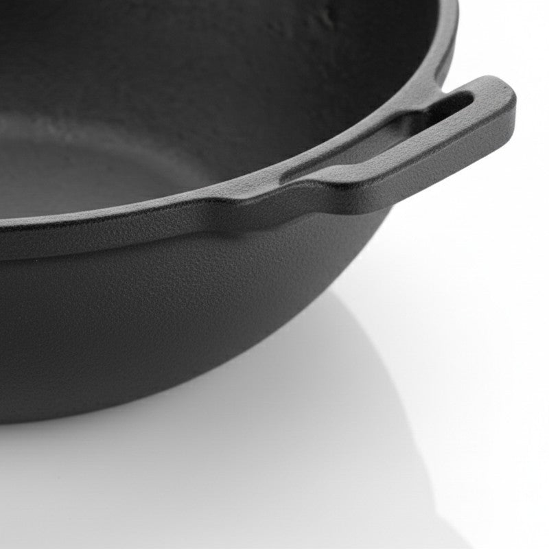 Wokline Cast Iron Deep Kadhai - 3000 mL media 5