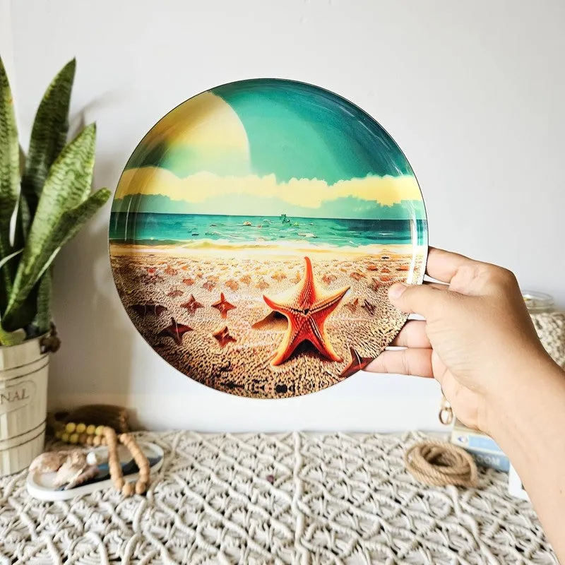 Scenic Art Round Metal Wall Plates - Set Of Five media 6