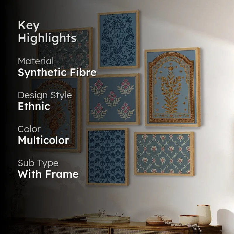 Kalakriti Wall Art - Set of Seven media 2