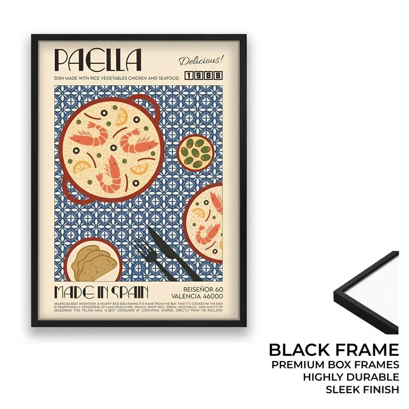 Golden Gourmet Archival Canvas Wall Art - Black media 8