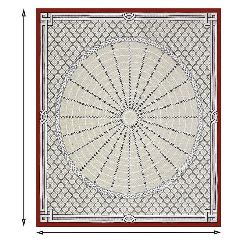 Riviera Printed Cotton Bedsheet (Ivory) - 180 TC media 5