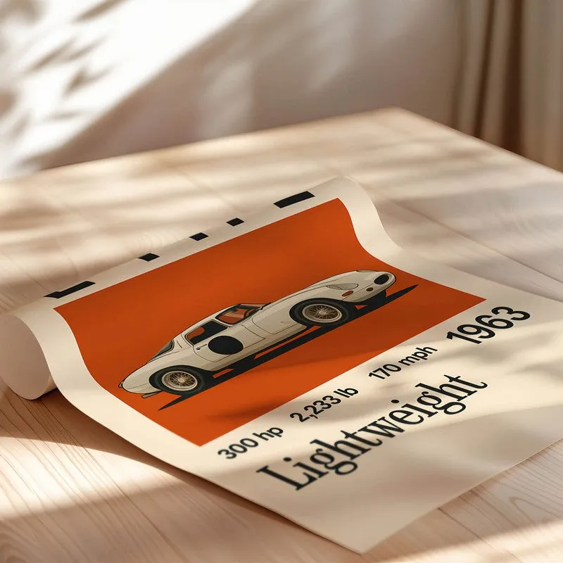 Jaguar E-Type Legend Wall Poster media 5