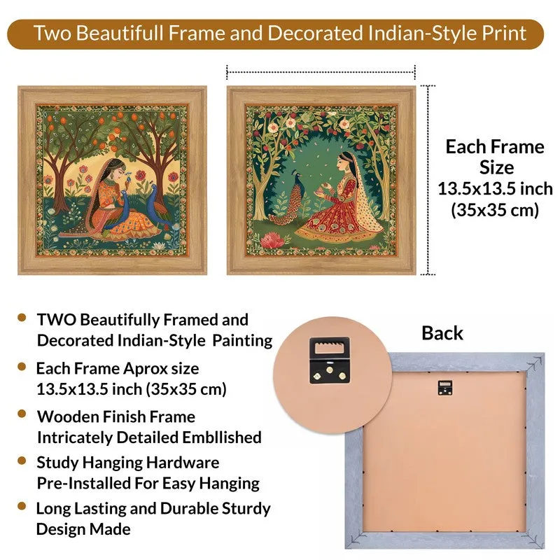 Gopika In Garden Wall Art - Set Of Two media 8