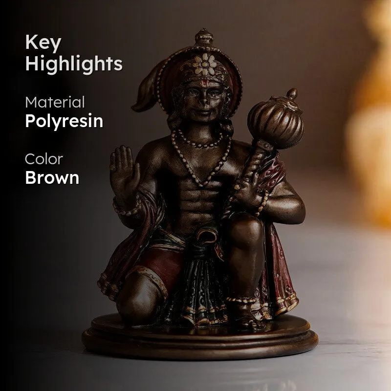 Jai Lord Hanuman Bronze Idol media 2
