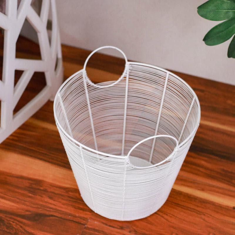 Conical Iron Weave Laundry Basket image 3