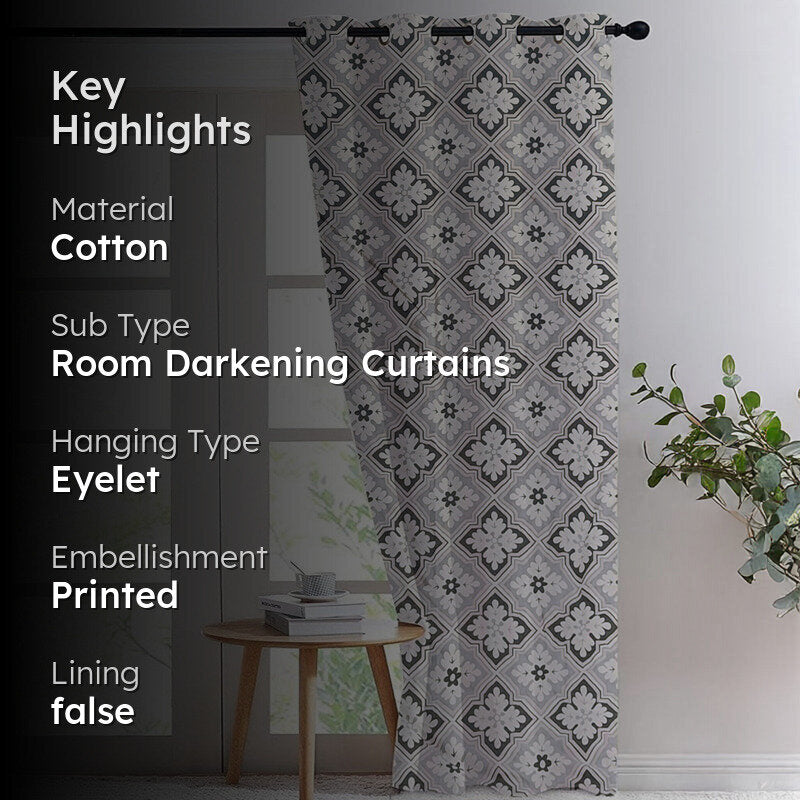 Damask Charm Room Darkening Curtain media 2