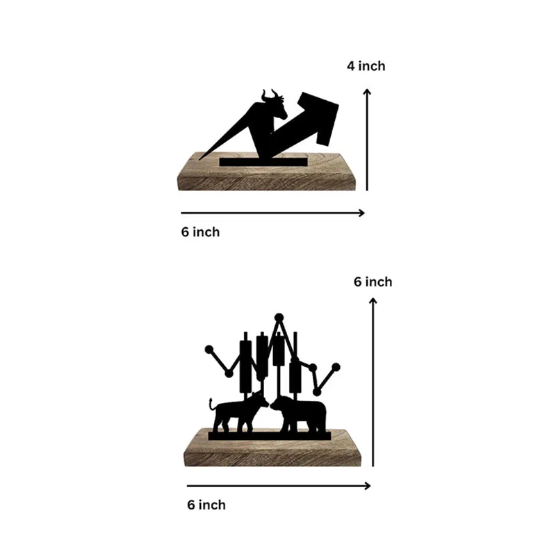 Market Forces at Play Showpiece - Set Of Two media 7