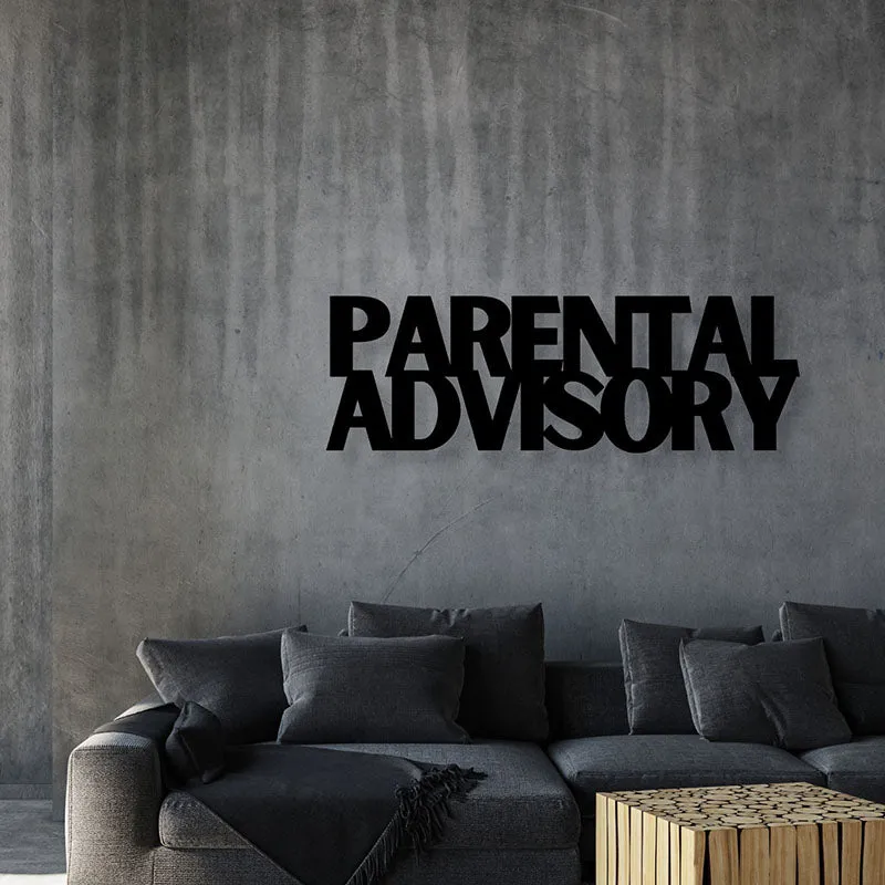 Parental Advisory Iron Wall Accent media 1