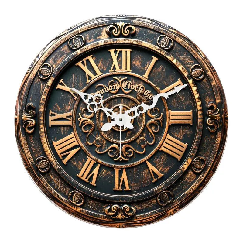 Lova Antique 3D Printed MDF Wall Clock media 4