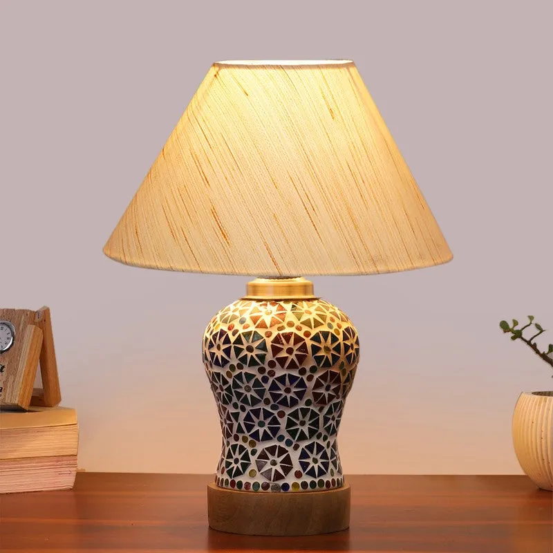 Avyron Wooden Table Lamp - Multicolor media 3