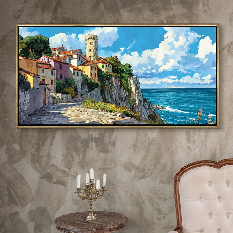 Citadel Canvas Wall Painting With Frame