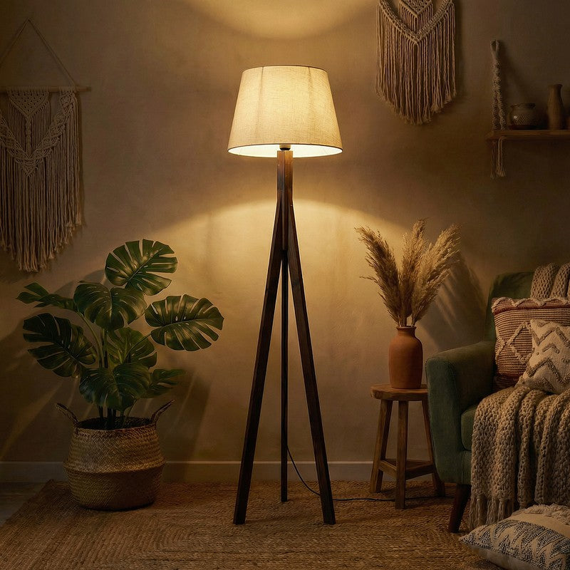 Orionis Tripod Floor Lamp with Fabric Shade media 3