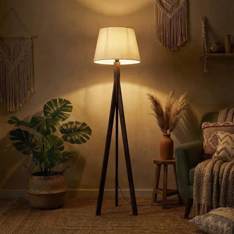 Orionis Tripod Floor Lamp with Fabric Shade media 3