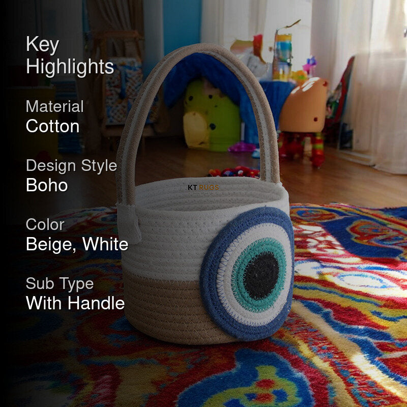 Evil Eye Storage Basket media 2