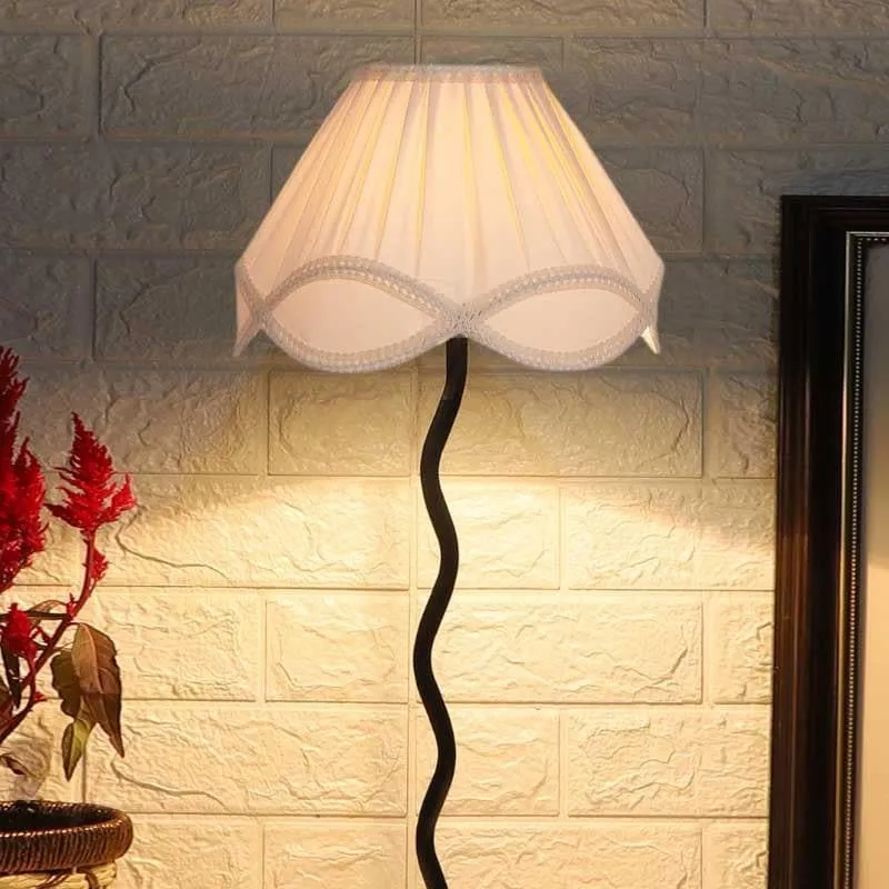 Feirra Fabric Table Lamp - White,Black media 1